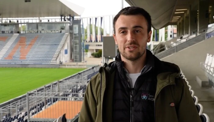 Set-up of the Agen Rugby Camp