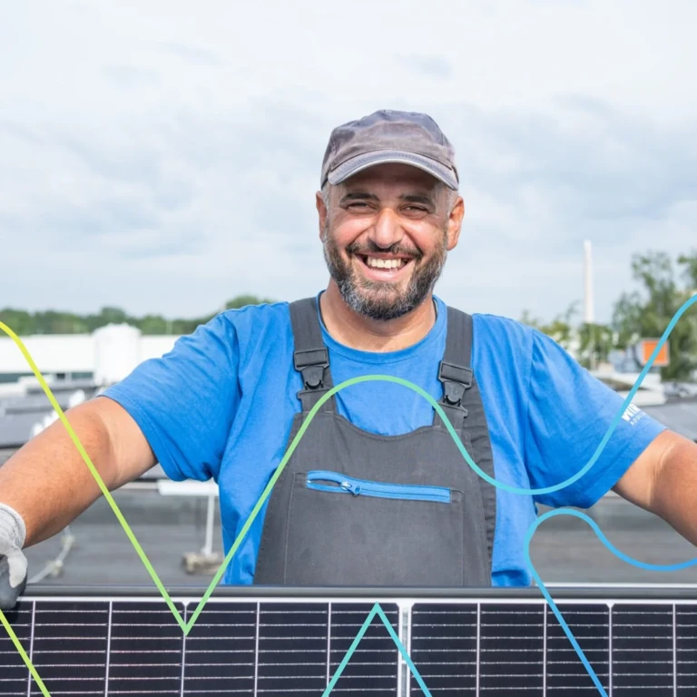 A man working at Wewise
